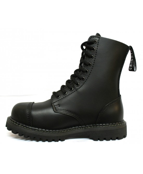 Grinders Stag CS Derby Boot Black Commando Sole